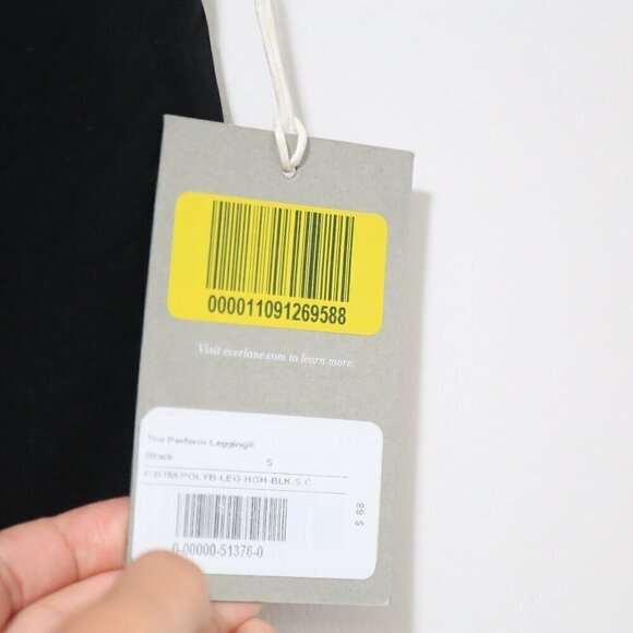 NWT Everlane The Perform High Rise Compression Legging Black Size Small - Picture 5 of 7